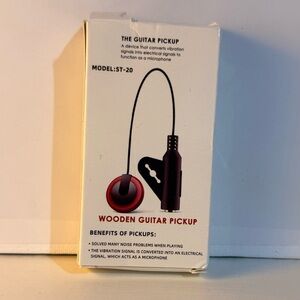 Amazon Wooden Guitar Pickup - Black and Red